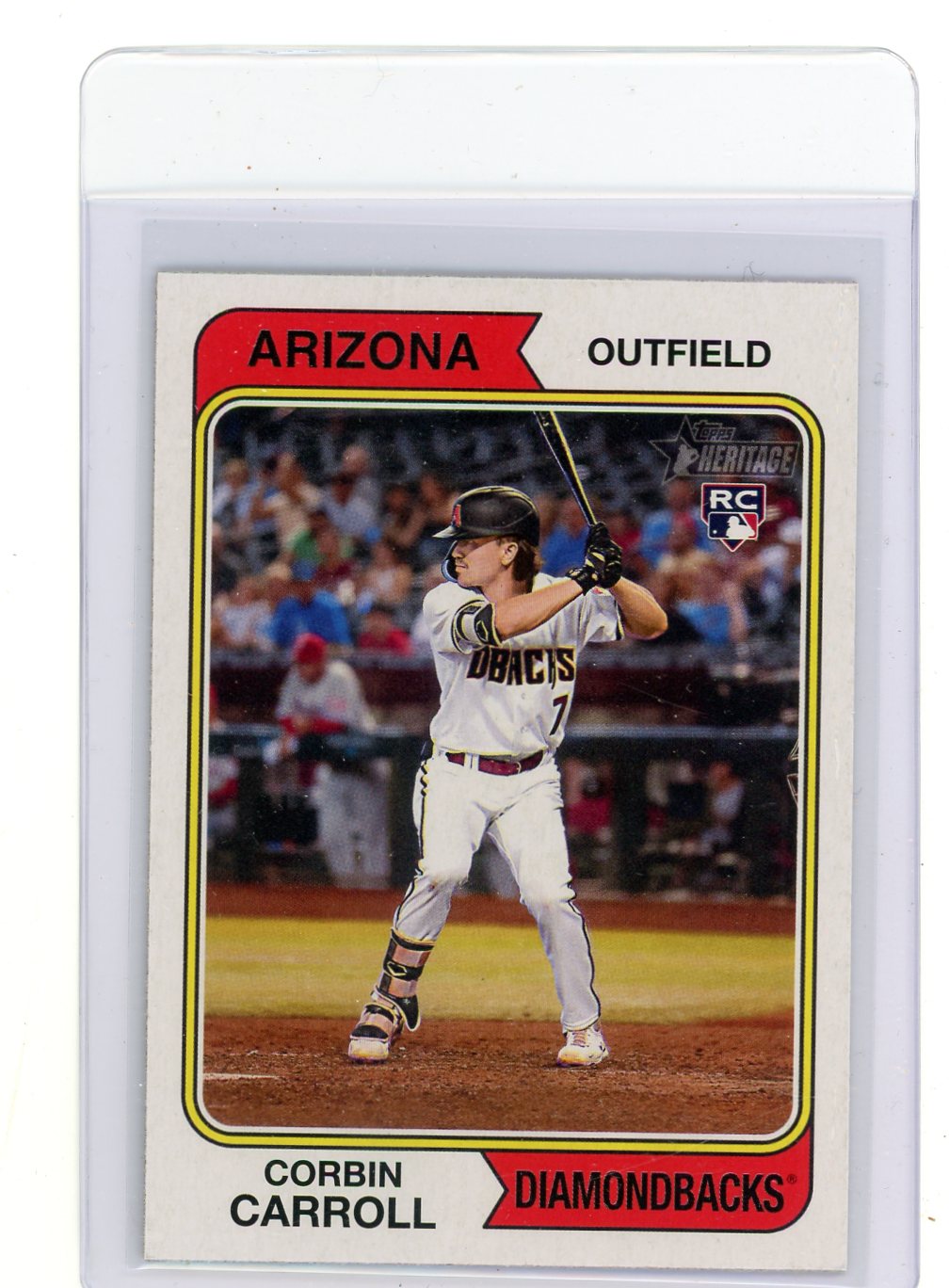 Corbin Carroll 2023 Topps Heritage Rookie Card