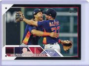 Houston Astros 2023 Topps S2 "Champs" #574 black #'d 35/72