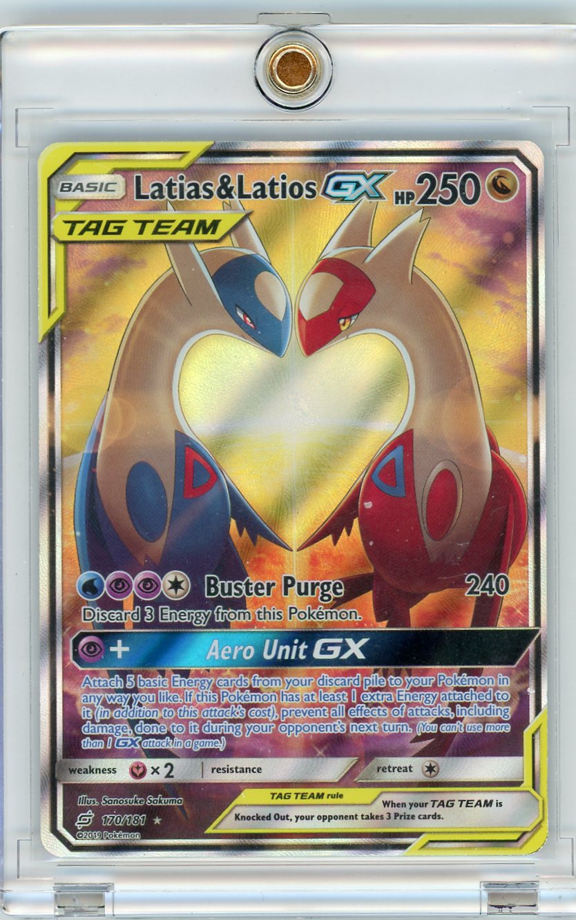 Latias & Latios Pokémon Team Up Alt Art Tag Team #170/181 (Lovebirds) LP
