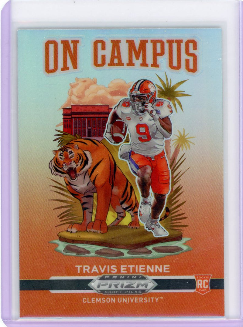 Travis Etienne 2021 Panini Prizm Draft Picks On Campus Rookie