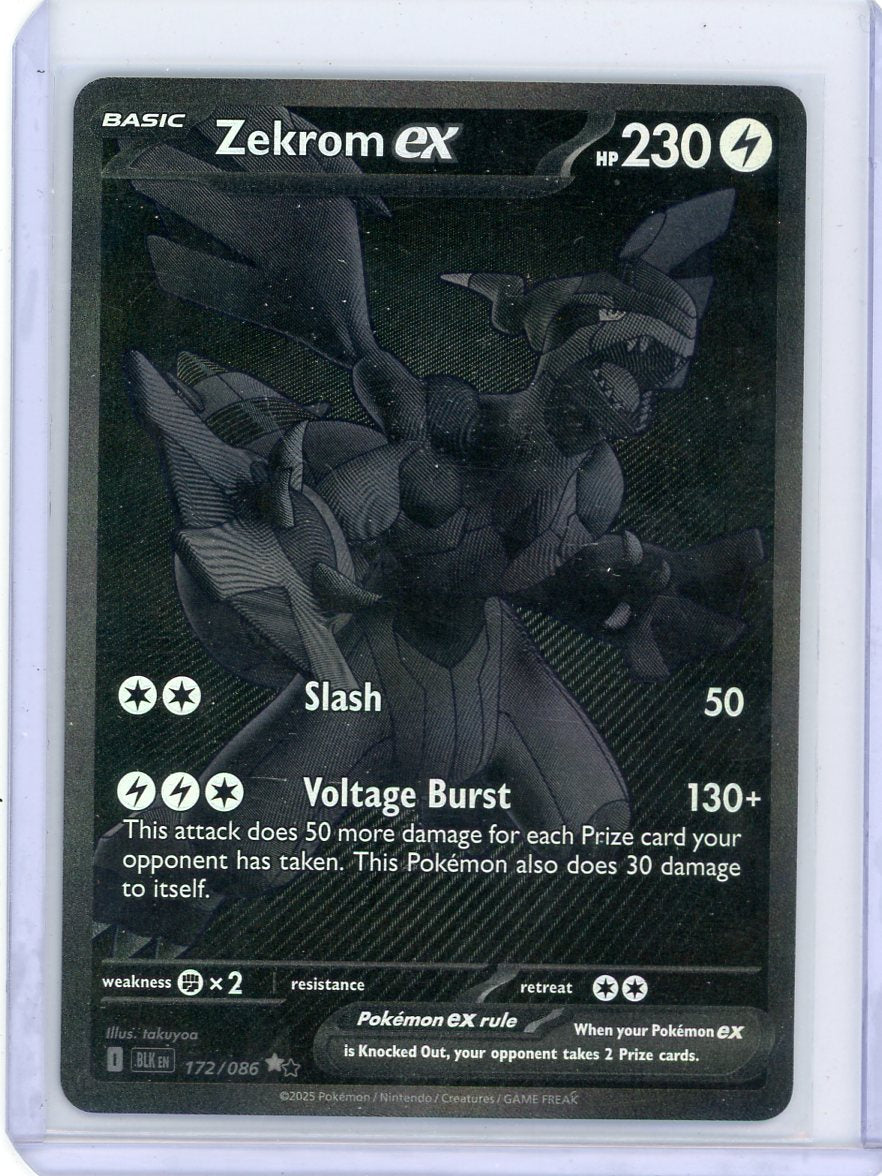 Zekrom ex Pokémon Black & White #172/086