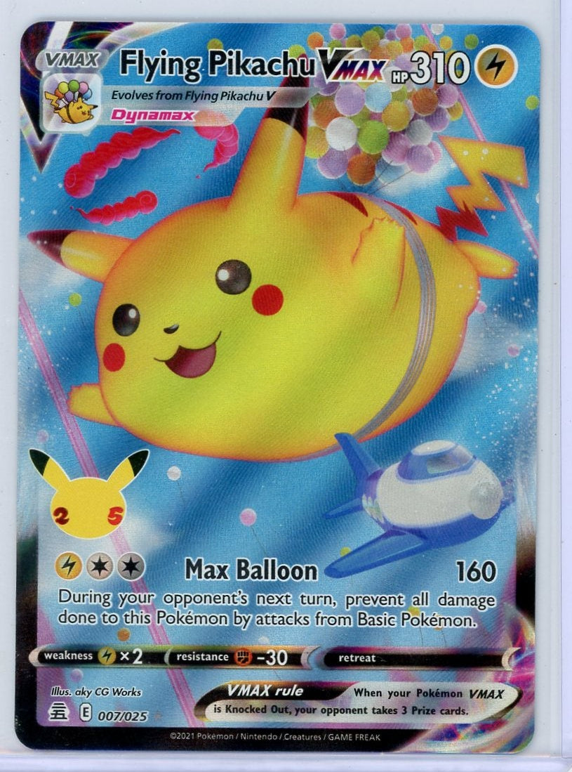 Flying Pikachu Vmax Pokémon Celebrations #007/025