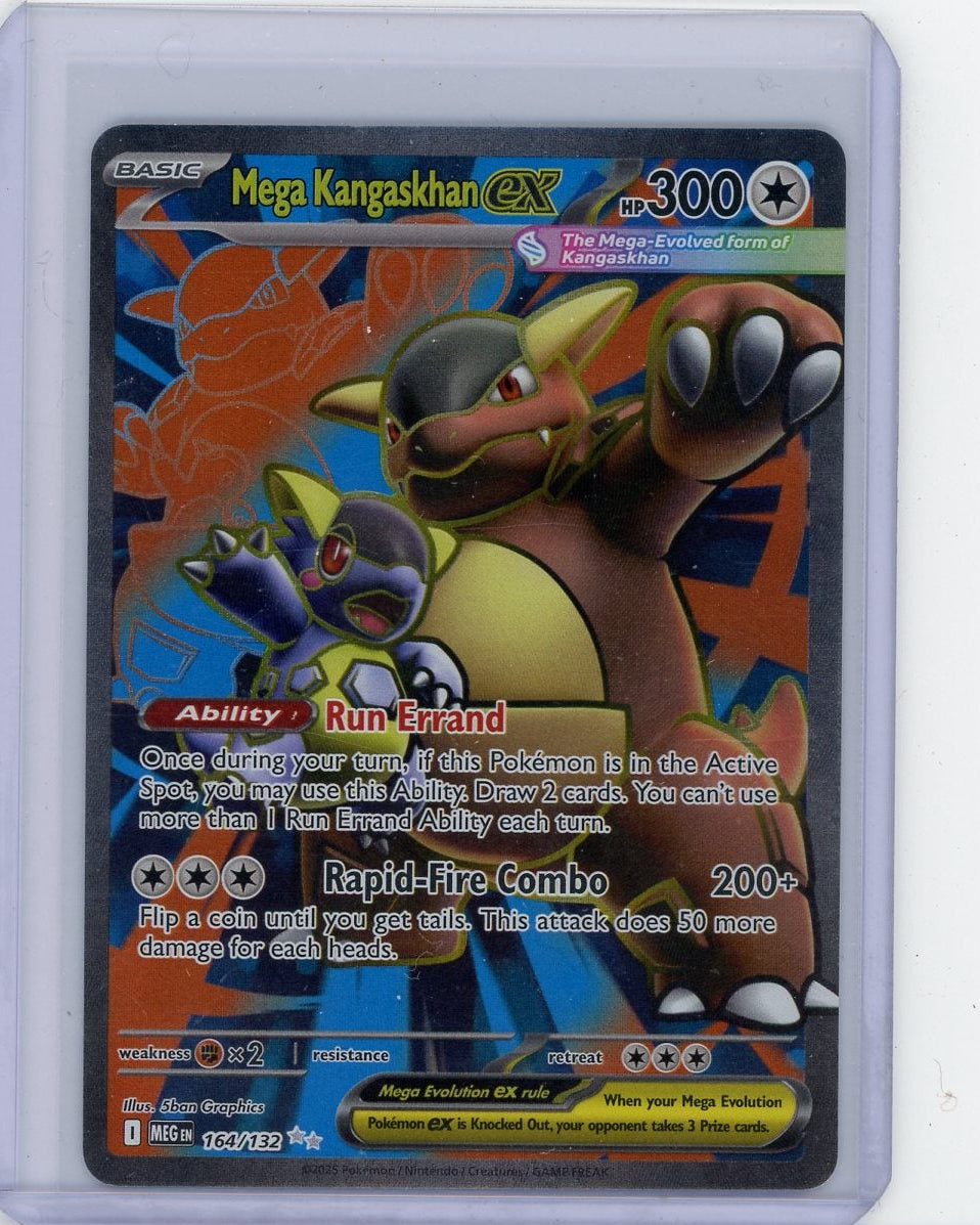 Mega Kangaskhan ex 2025 Pokemon Mega Evolution Full Art #164/132