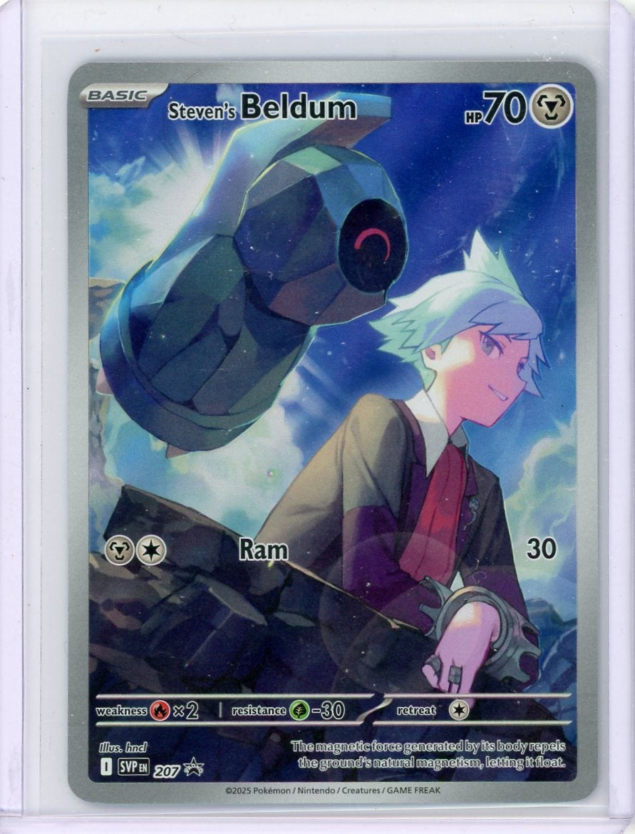Steven's Beldum 2025 Pokemon Black Star Promo #207