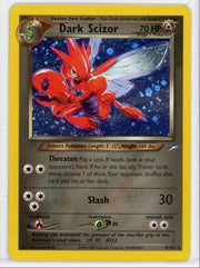 Dark Scizor Pokémon Neo Destiny Holo Rare #9/105