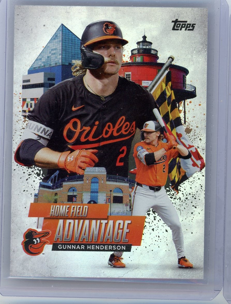 Gunnar Henderson 2025 Topps Home Field Advantage SP