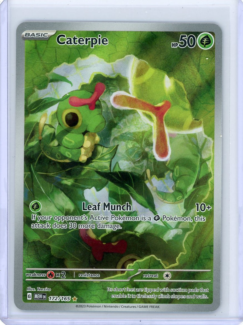 Caterpie Pokémon 151 Illustration Rare 