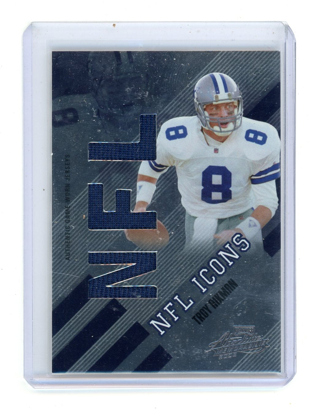 Troy Aikman 2002 Absolute NFL Icons GU Patch #'d 24/50