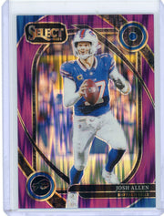 Josh Allen 2024 Panini Select Club Level Purple Shock Prizm #'d 070/360