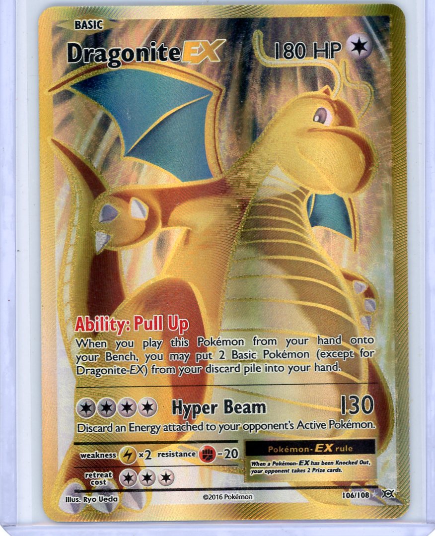 Dragonite EX Pokémon XY Evolutions Full-Art #106/108