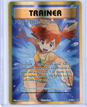Misty's Determination 2016 Pokémon rare lucky gold holo 108/108