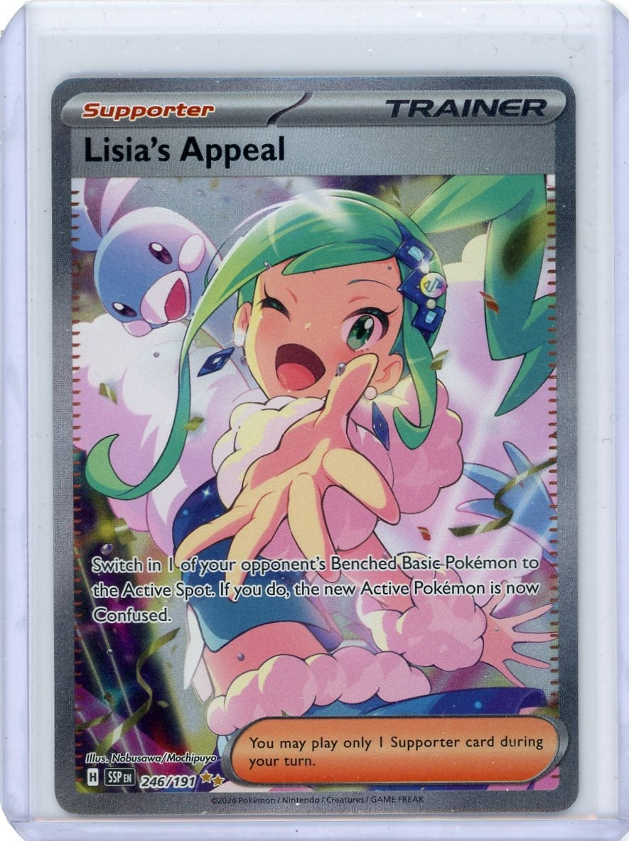 Lisia's Appeal Pokémon Surging Sparks Special Illustration Rare #246/191