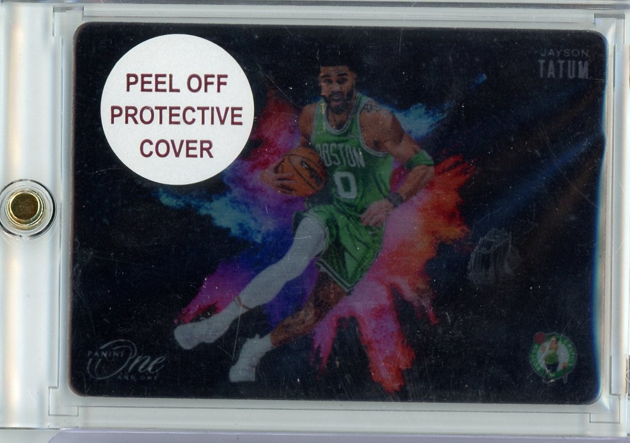 Jayson Tatum 2025-26 Topps Chrome Cosmic Geocentric Red Flare #'d 1/5