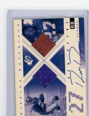 Ron Dayne 2000 Upper Deck SPx Winning Materials Rookie Autograph #'d 143/225