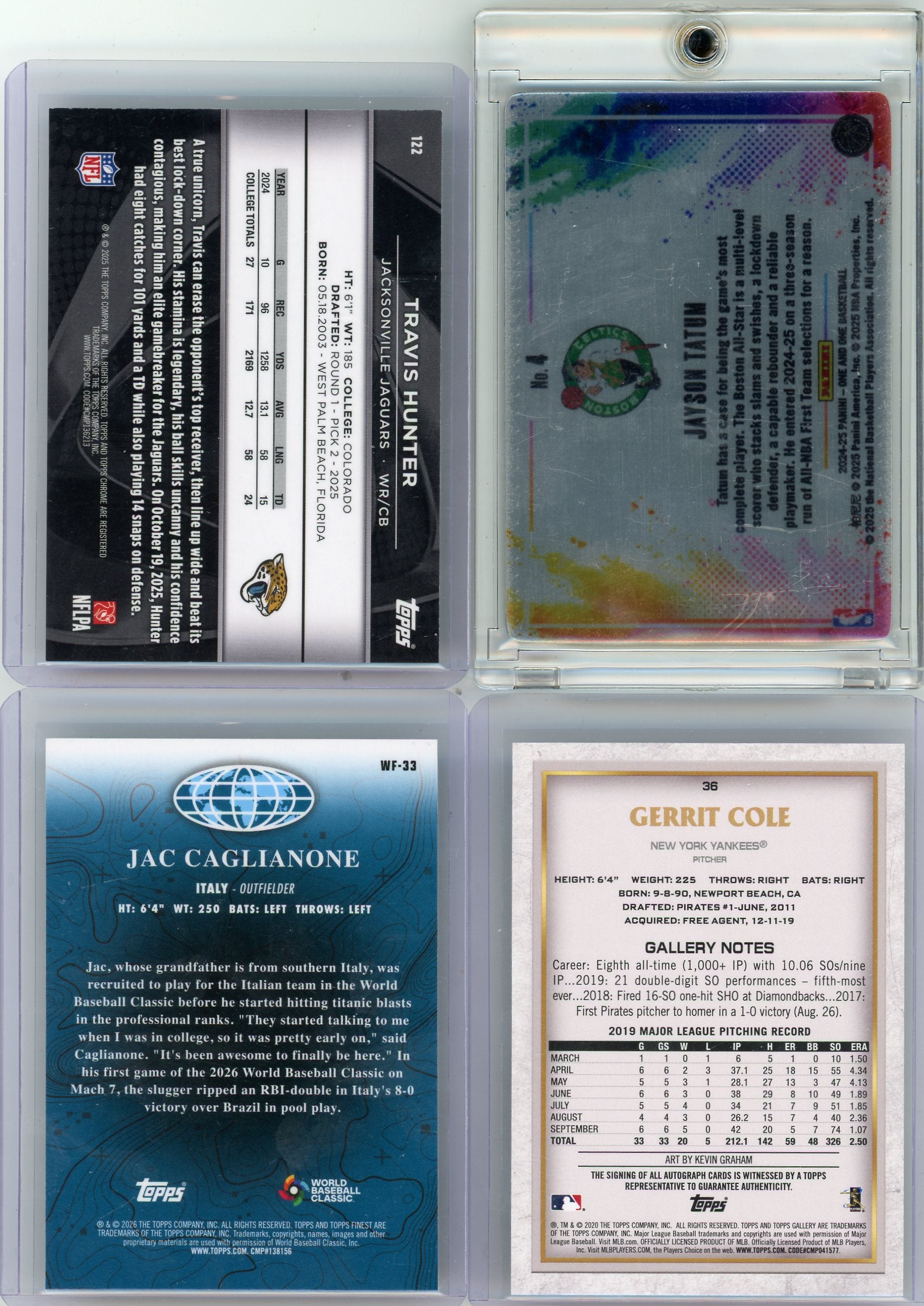 Gerrit Cole 2020 Topps Gallery Autograph #36