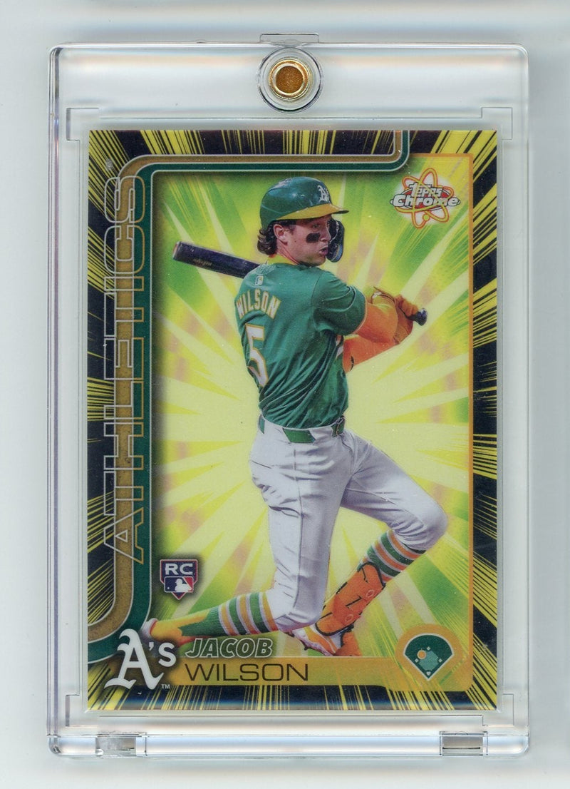 Jacob Wilson 2025 Topps Chrome Radiating Rookies SP