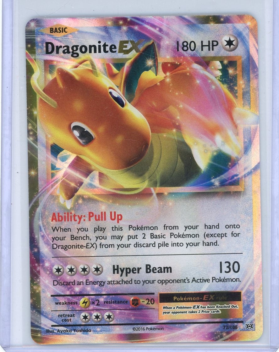 Dragonite EX Pokémon Evolutions Ultra Rare #72/108