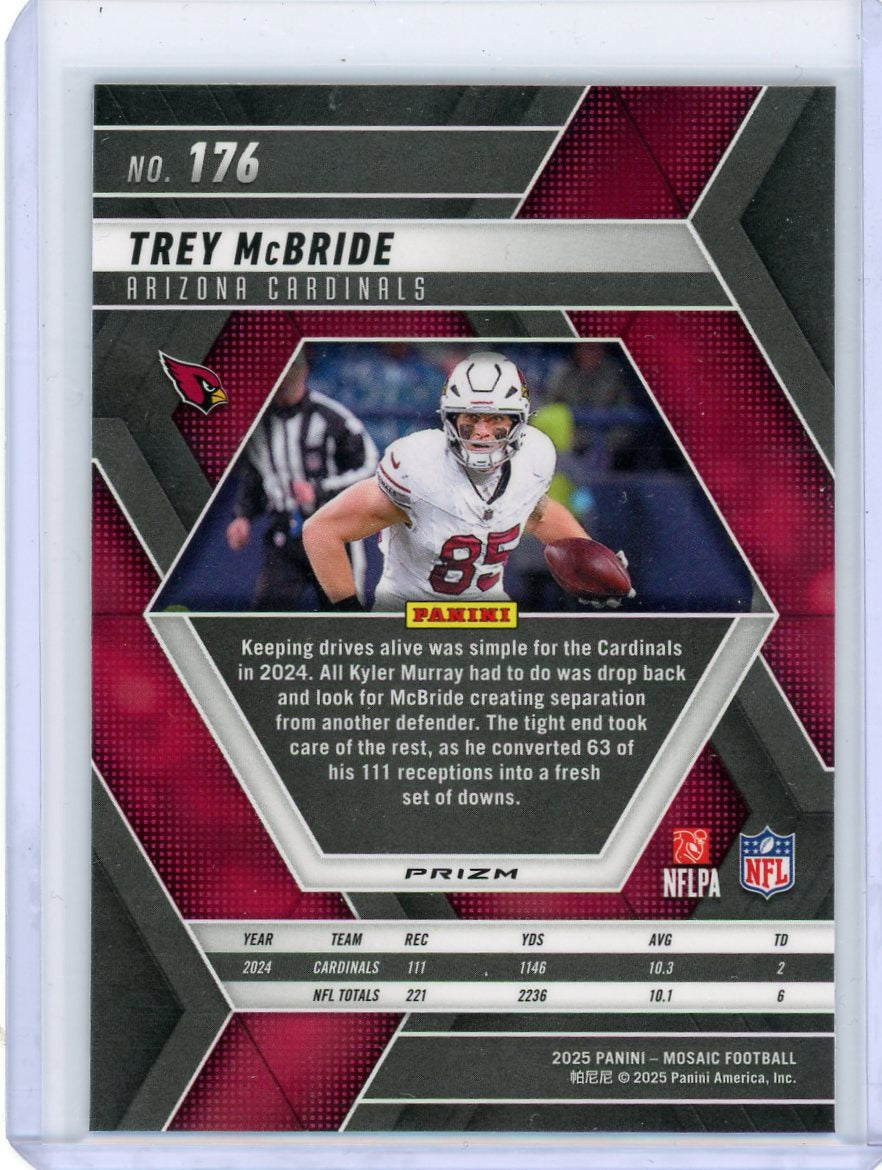 Trey McBride 2025 Panini Mosaic Genesis Prizm SSP