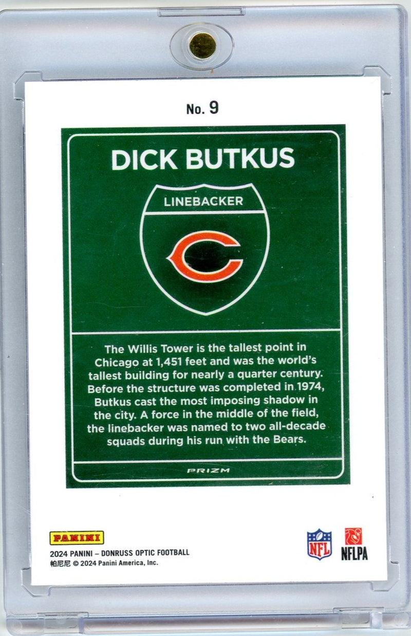 Dick Butkus 2024 Panini Donruss Optic Downtown