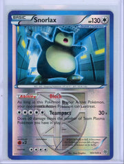 Snorlax 2012 Pokemon Team Plasma reverse holo #101/135