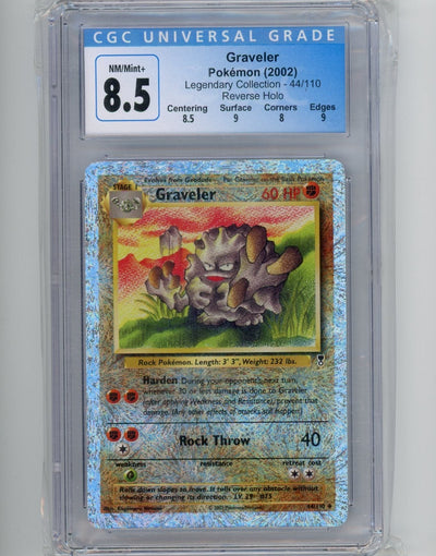 Graveler 2002 Pokemon Legendary Collection rare reverse holo CGC 8.5
