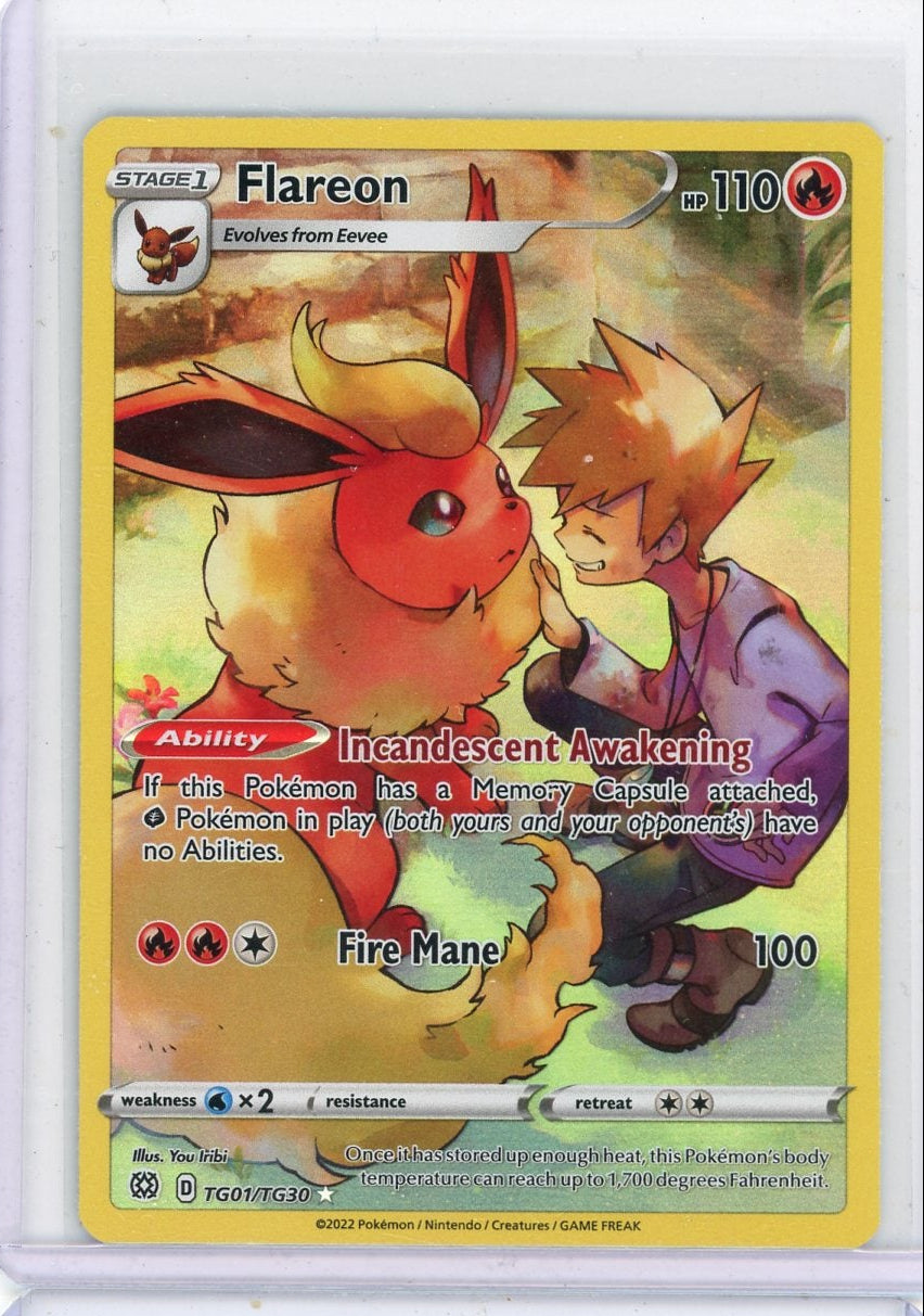 Flareon Pokémon Brilliant Stars Trainer Gallery #TG01/TG30