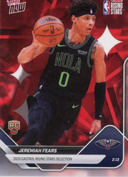 Jeremiah Fears 2026 Topps NOW Rising Stars rookie card #RS19