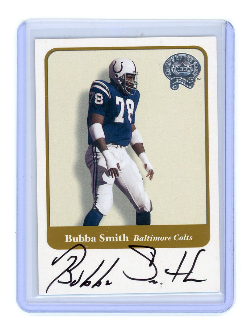 Bubba Smith 2001 Fleer Greats of the Game Autograph