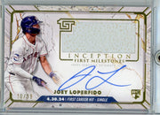 Joey Loperfido 2024 Topps Inception First Milestones RPA #'d 10/99