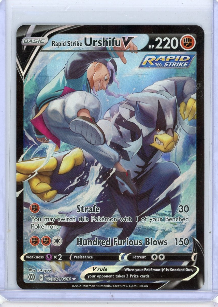 Urshifu V 2022 Pokémon rare holo TG20/TG30