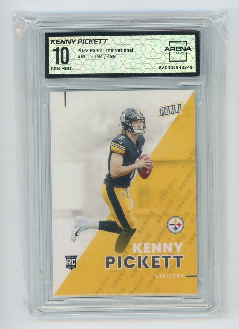 Kenny Pickett 2022 Panini The National rookie card 