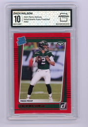 Zach Wilson 2021 Panini Donruss red press proof rookie card ARENA 10