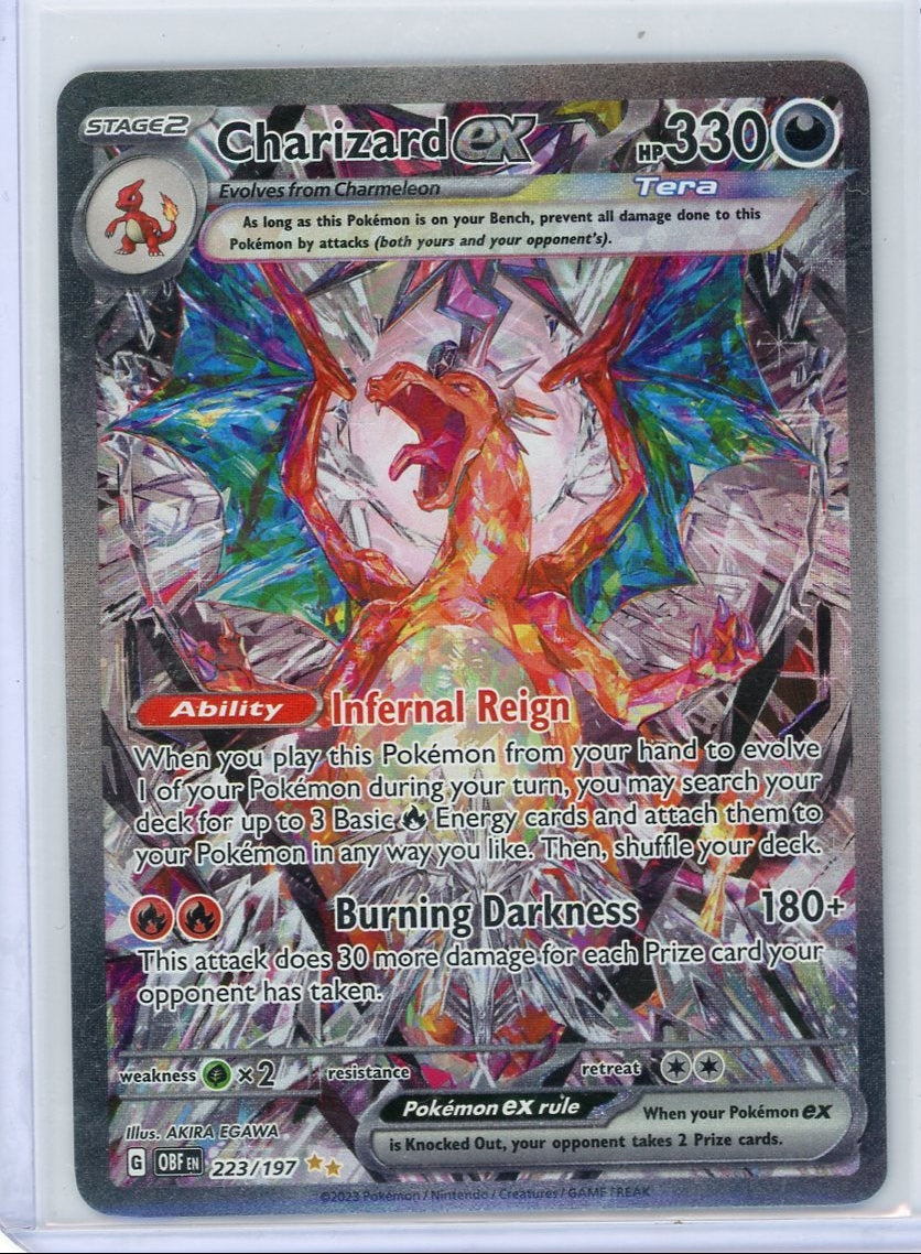Charizard ex Pokemon Obsidian Flames Special Illustration Rare #223/197