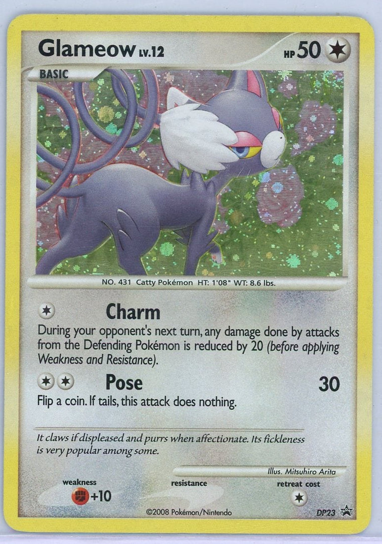Glameow 2008 Pokemon Black Star Promo #DP23