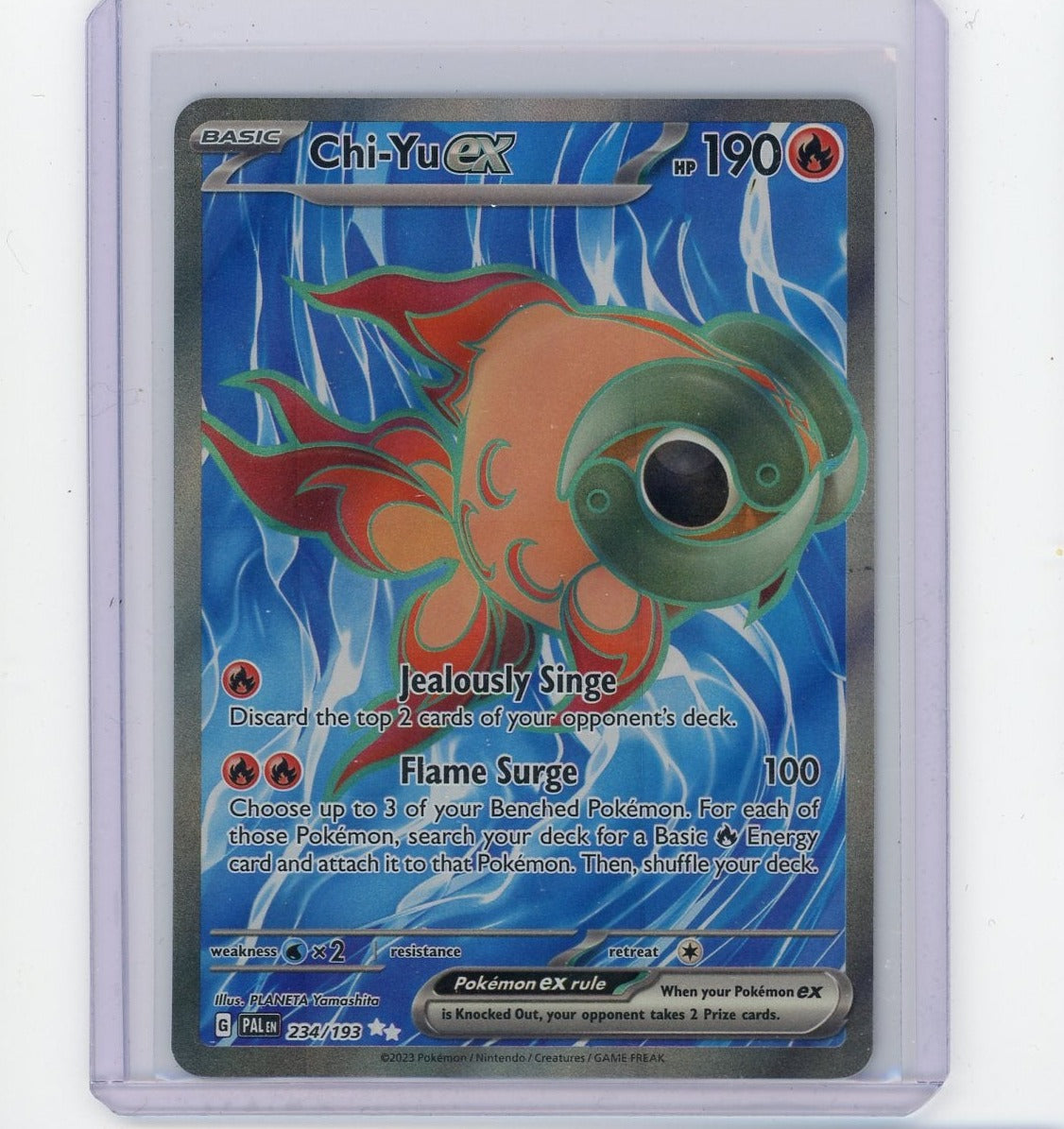 Chi-Yu EX Pokémon Rare Holo #234/193