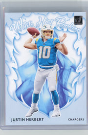 Justin Herbert 2020 Panini Donruss White Hot Rookies