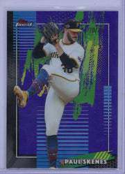 Paul Skenes 2026 Topps Finest purple ref. #'d 20/75