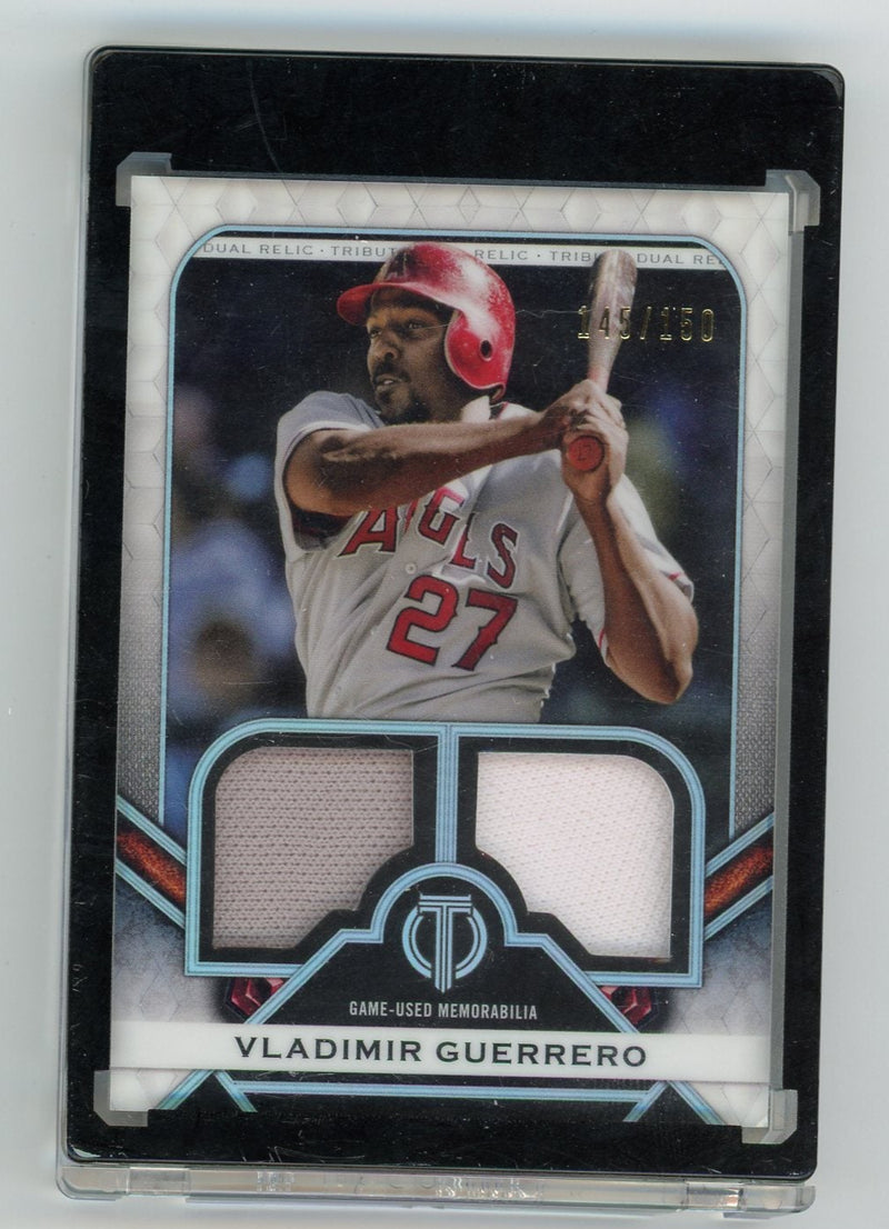Vladimir Guerrero 2021 Topps Tribute dual relic 