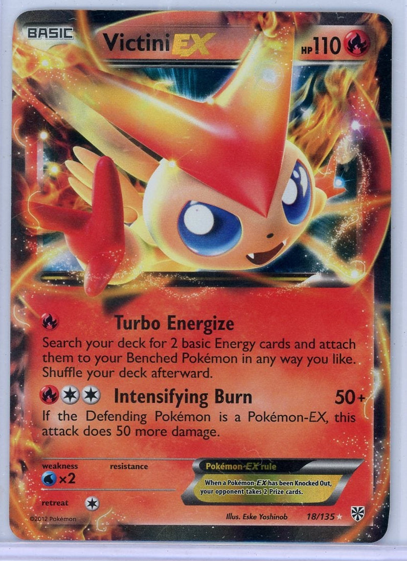 Victini EX 2012 Pokemon Plasma Storm #18/135