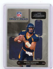 Aaron Rodgers 2005 Prestige Draft Picks Rookie #DP-2