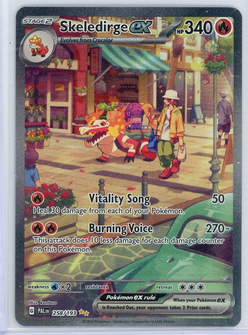 Skeledirge ex Pokémon Paldea Evolved Special Illustration Rare #258/193