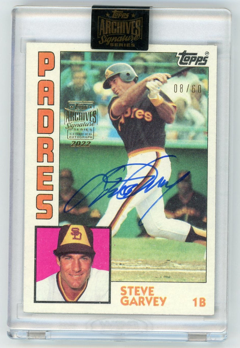 Steve Garvey 2022 Topps Archives Signatures &