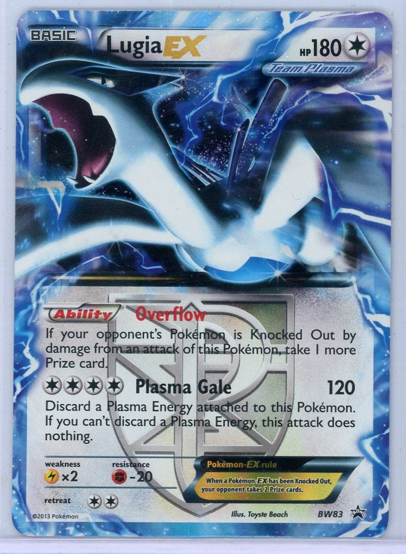 Lugia EX 2013 Pokemon Black Star Promo #BW83