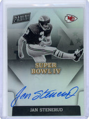 Jan Stenerud 2020 Panini Super Bowl IV Auto SBIV-JS Chiefs HOF