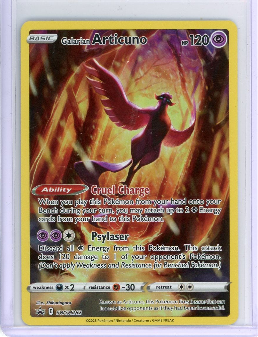 Articuno Pokemon Black Star Promo #SWSH282 LP