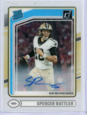 Spencer Rattler Panini Donruss Clearly Auto #94