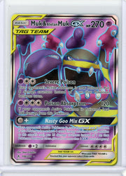 Muk & Alolan Muk GX Pokémon Unbroken Bonds Ultra Rare #196/214