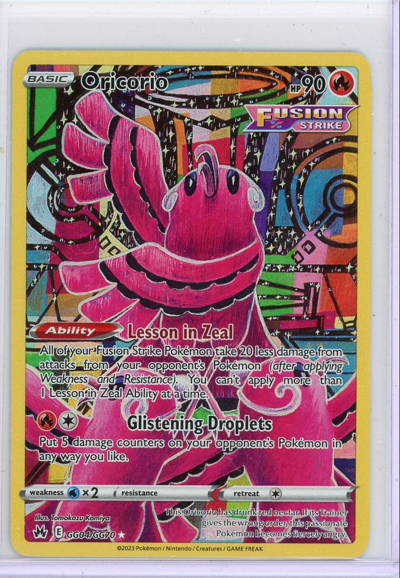 Oricorio 2023 Pokemon rare holo GG04/GG70