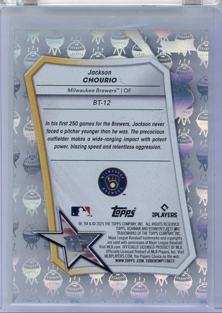 Jackson Chourio 2025 Bowmans Best Best-Tek #'d 45/99