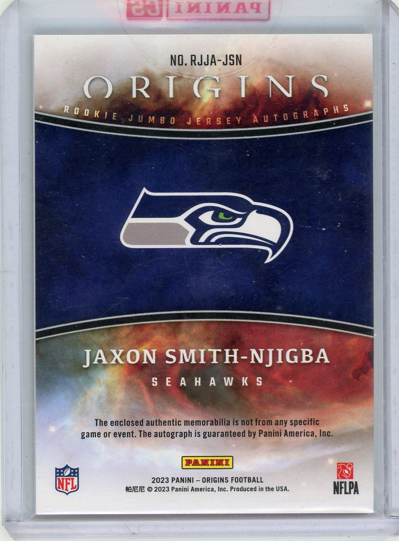 Jaxon Smith-Njigba 2023 Panini Origins RPA